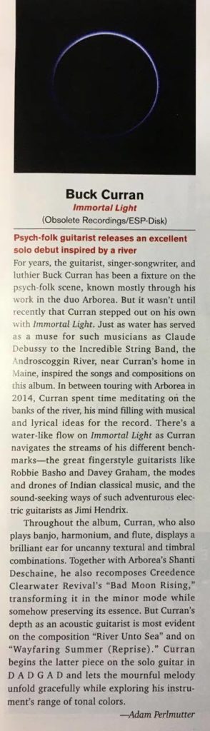 BuckCurran_ImmortalLight_AcousticGuitarMagazine_April017review